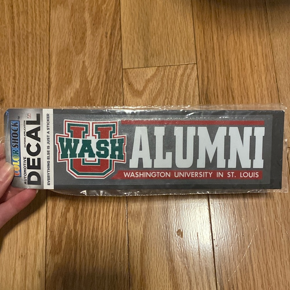 Washington University St Louis Alumni Decal